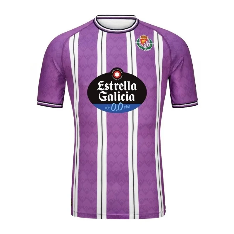 24-25 Real Valladolid Camisetas local y visitante, camisetas deportivas informales y transpirables, adecuadas para adultos y niños