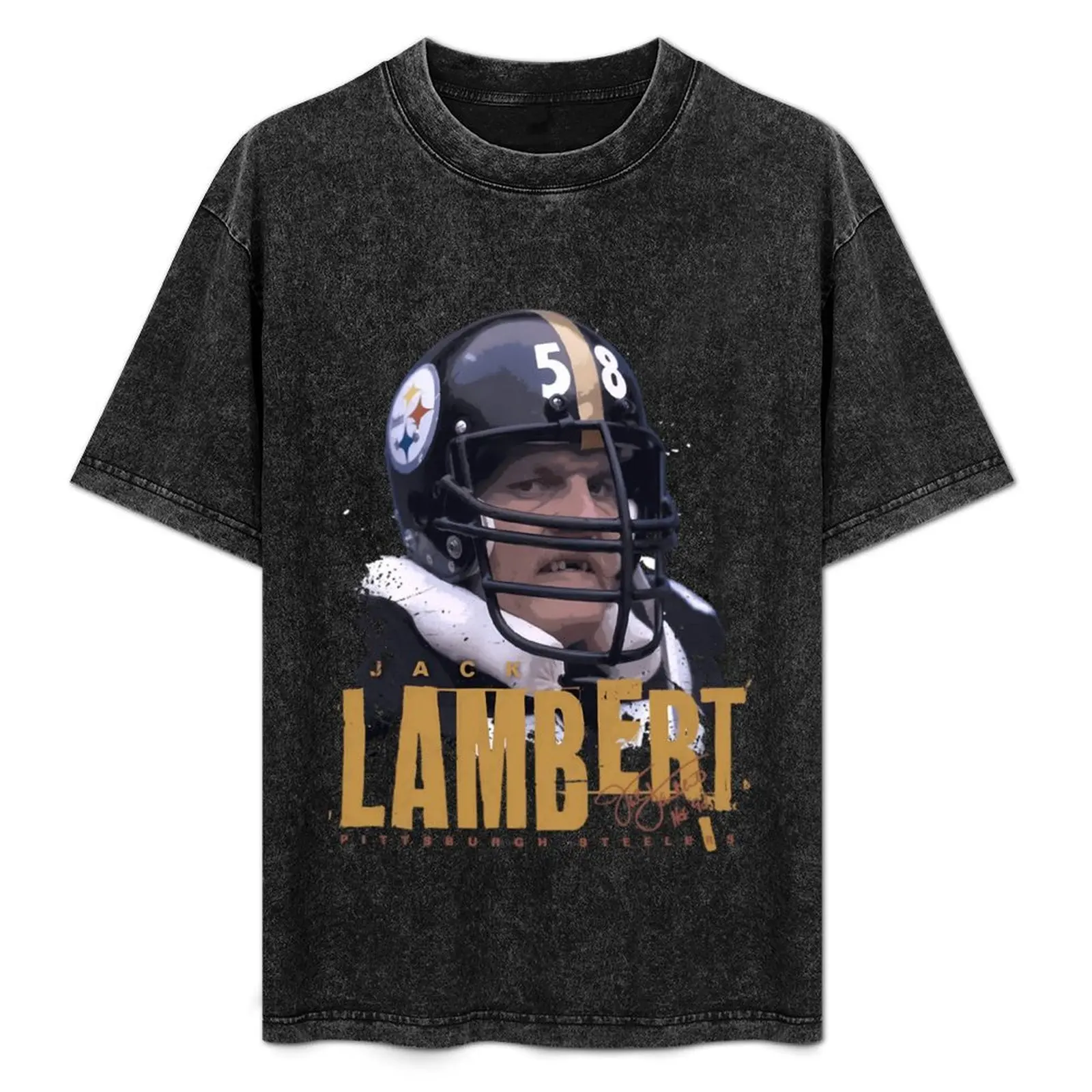

Jack Lambert T-Shirt Casual Loose Fit Summer Tee Shirt
