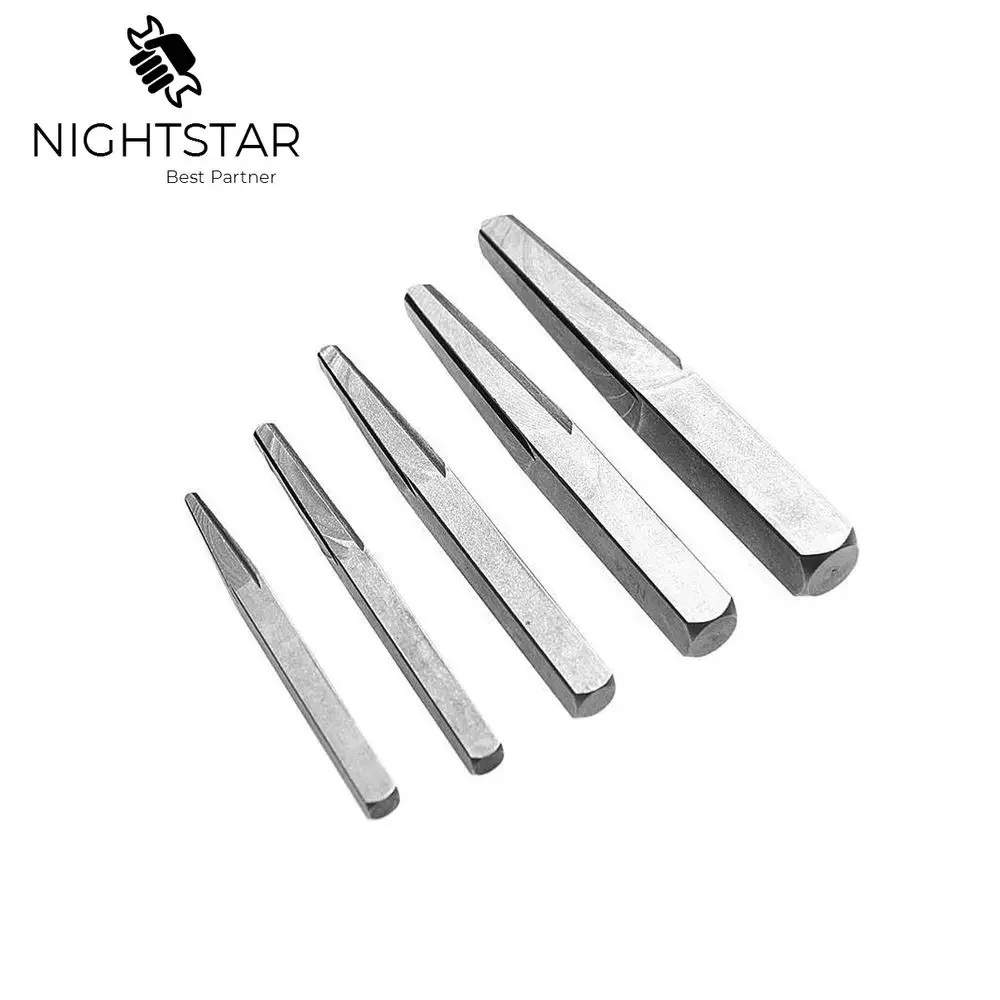 Parafuso Extrator Broca Bits Guia Grupo Kit Fácil Fastener Extrator Parafuso Quadrado Quebra Pcs