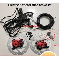 The Disc Brake Kit for Electric Scooter Is Equipped with  Pads To Make  Handle