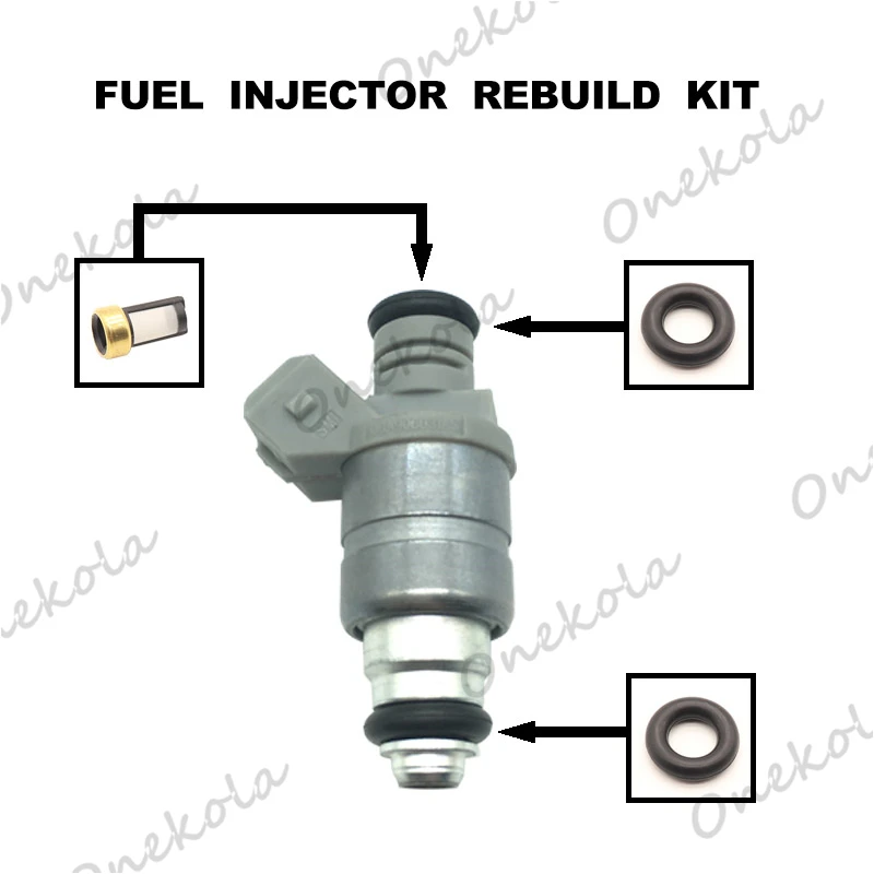 Fuel Injector repair kit Orings Filters for Volkswagen VW Beetle Golf Jetta OEM 06A906031AS