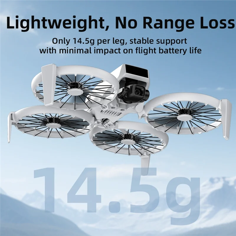 AT82-For DJI Flip Heightened Tripod, Extended Bracket Support Clamp, Drone Landing Gear Buckle Accessories