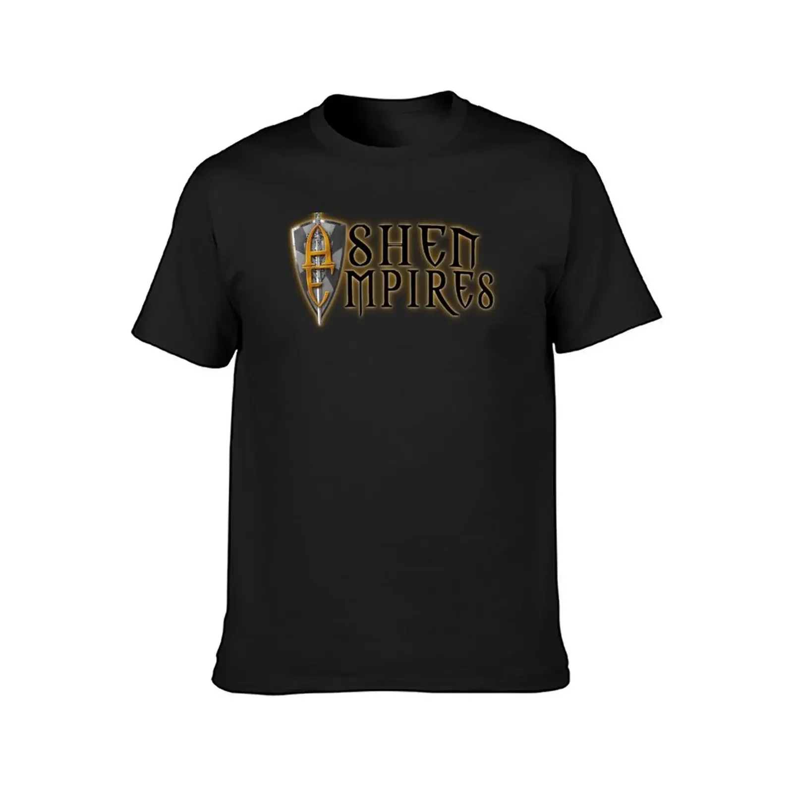 Old Ashen Empires Logo T-Shirt graphics heavyweights kawaii clothes plus sizes Men's clothing