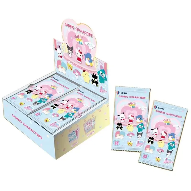 

KABAO Produces оригинальные семейные Sanrio Polaroid Heartbeat Wink Fifth Series Card Melody Hello Kitty Kuromi Cinnamoroll Игрушечные карты
