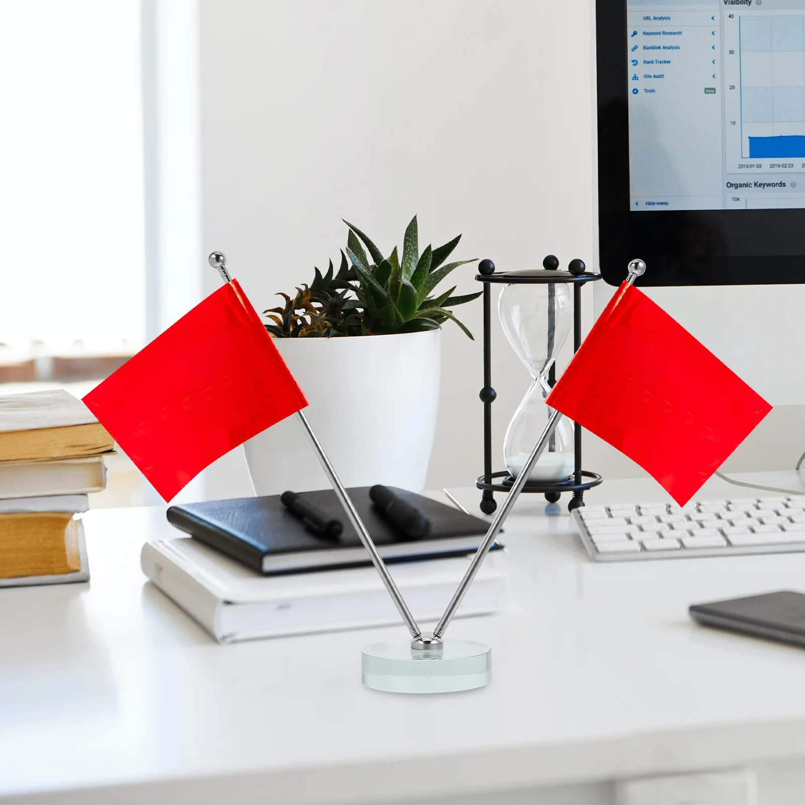 

Office Desk Holder Stainless Steel Base For Desktop Flagpole Table Stand Flag Display Bracket Desktop Flag Base