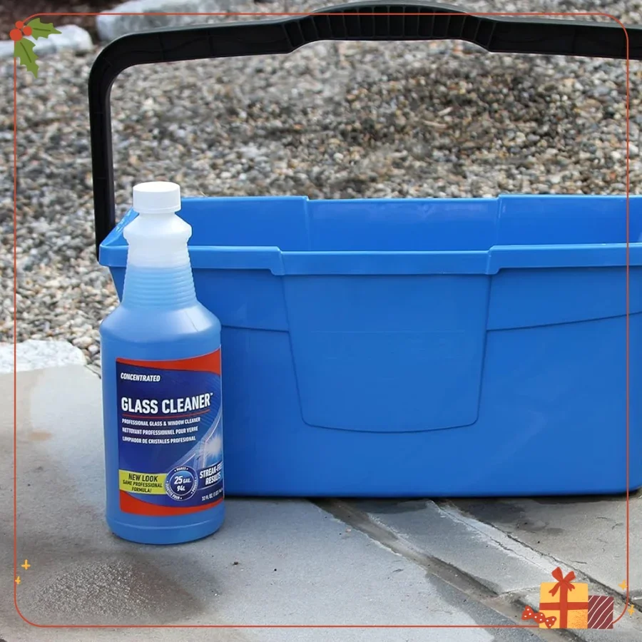 Professioneller Konzentratglasreiniger: Streifenfrei, Ammoniakfrei, 32 oz