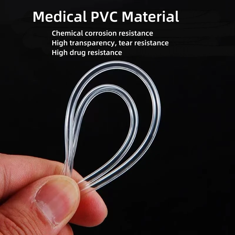 50 Pcs Disposable PVC IV Infusion Extension Line 30/50/100cm Infusion Connecting Hose For Medical And Veterinary Supplies