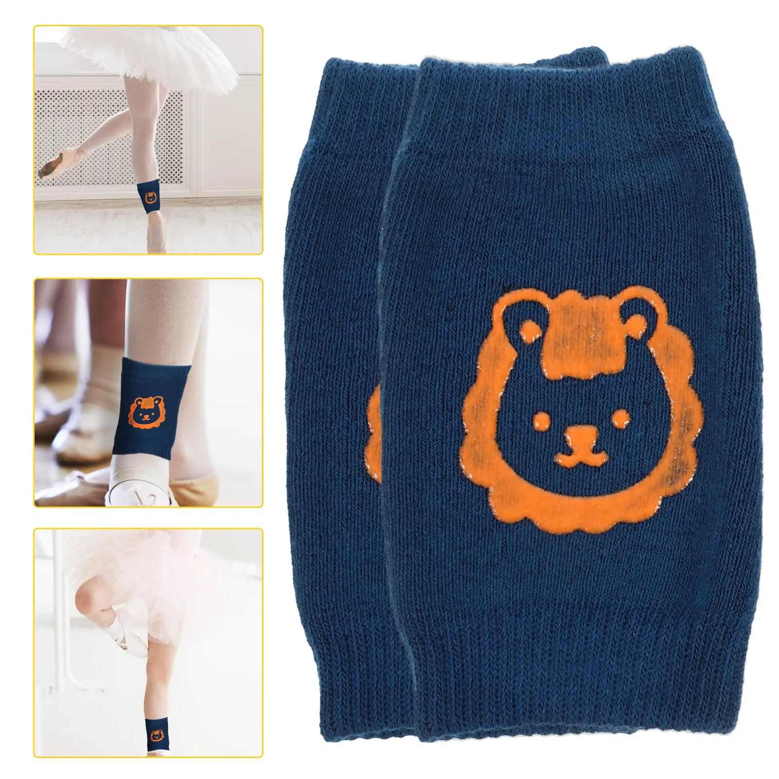 2Pairs Dance Socks Cotton Dancing Shoe Socks Protector Over Shoes for Dancers Shoe Sock Replacement Dancing Accessory