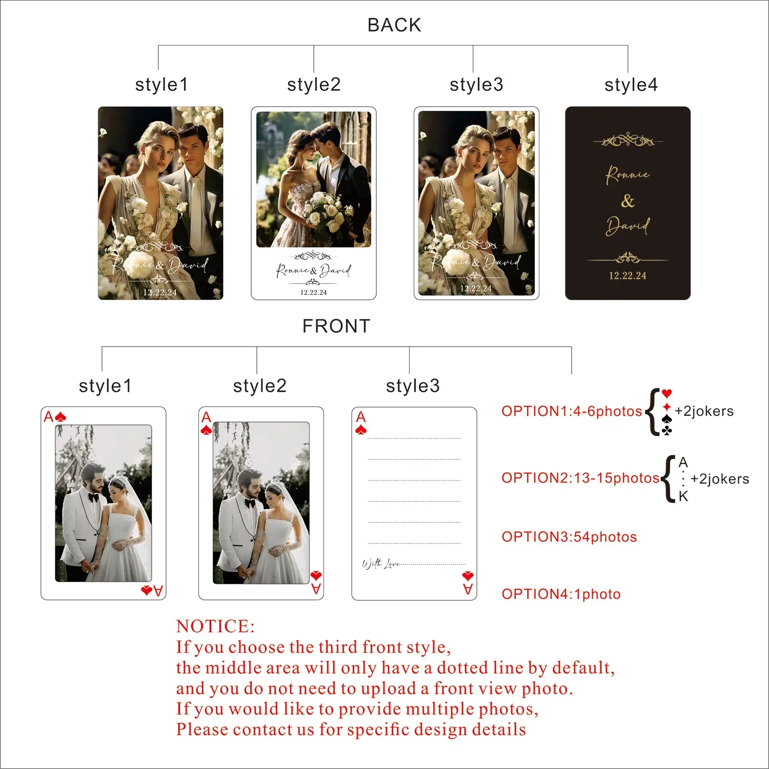 Unique Photo Gift, Custom Playing Cards – Personalized Gift - Ideal Photo Book Alternative - Custom Poker Card, Guest Gift