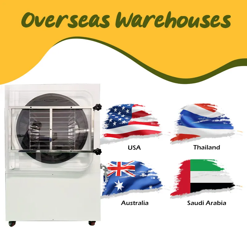 50 كجم 60 كجم 70 كجم HFD-50Plus 18 صواني مجفف تجميد صناعي تجاري طعام الأسماك آلة تجفيف الفواكه والخضروات #3