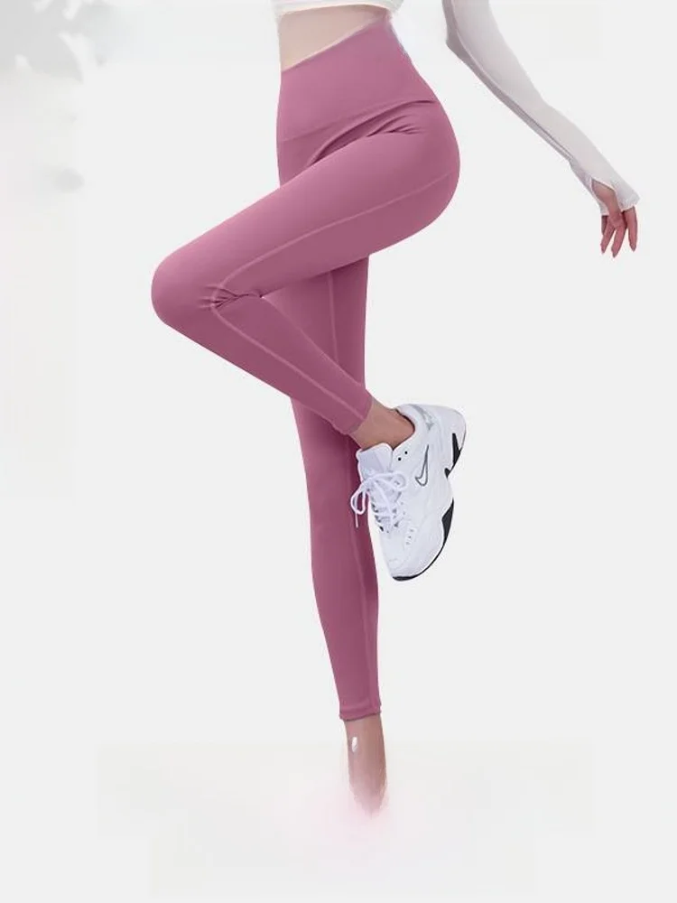 

Zhejiang Aido Clothing Jutang Naked Sl Брюки для йоги с высокой талией Cross Ba Peach Bot Женские брюки с высокой талией и подтяжкой