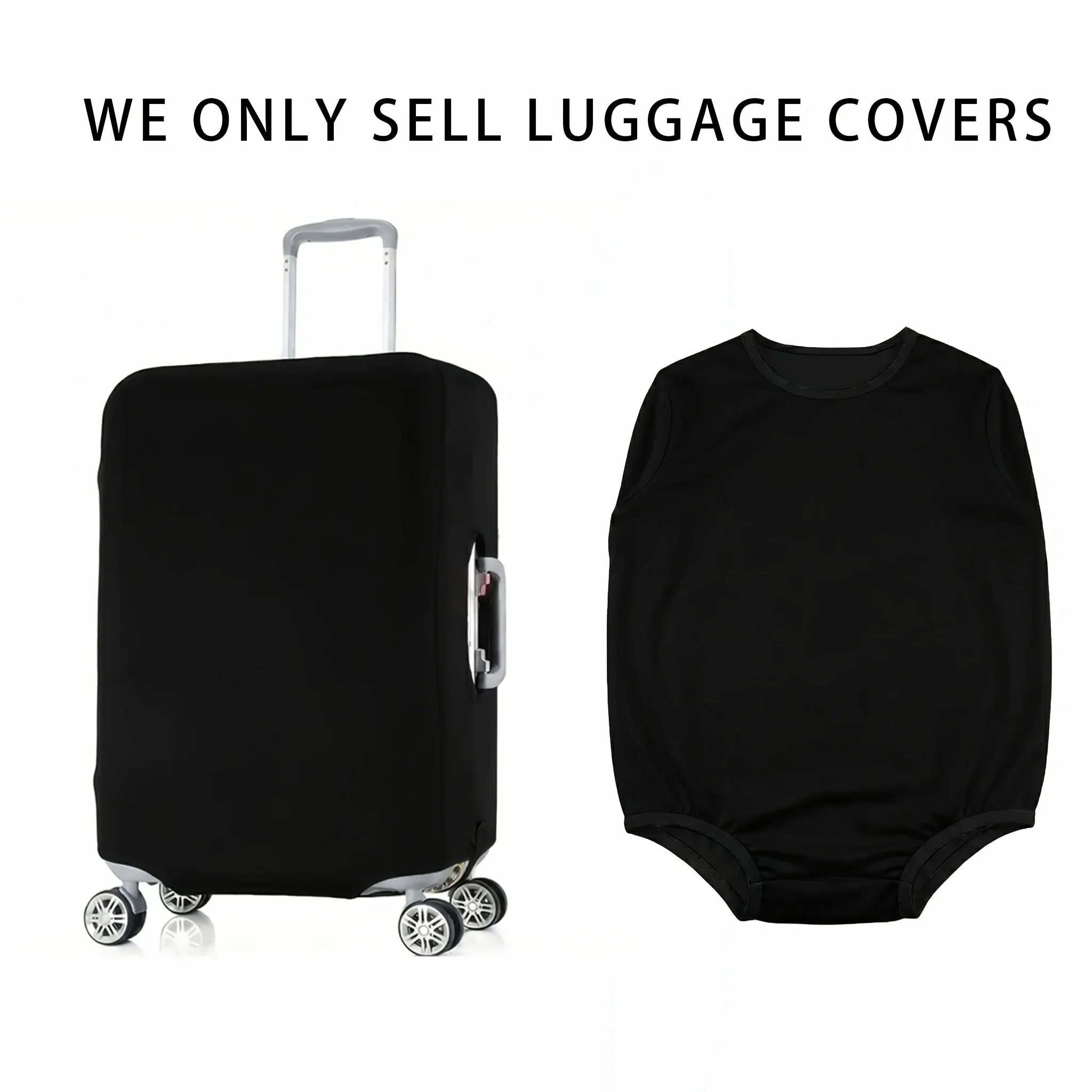 18-32 Inch Suitcase Protective Cover; Portable Suitcase Cover; Polyester Elastic Protective Cover