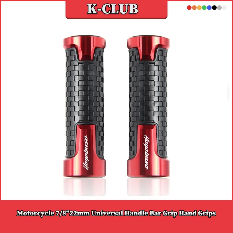 

Motorcycle 7/8"22mm Universal Handle Bar Grip Handlebar Hand Grips For SUZUKI HAYABUSA/GSXR1300 GSX250R