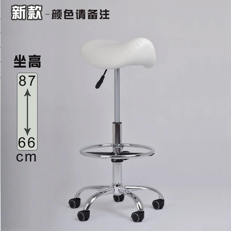 Styling Aesthetic Barber Chairs Swivel Portable Pedicure Vintage Chair Beauty Salon Wheels Mocho Cadeira Barber Equipment MQ50BC