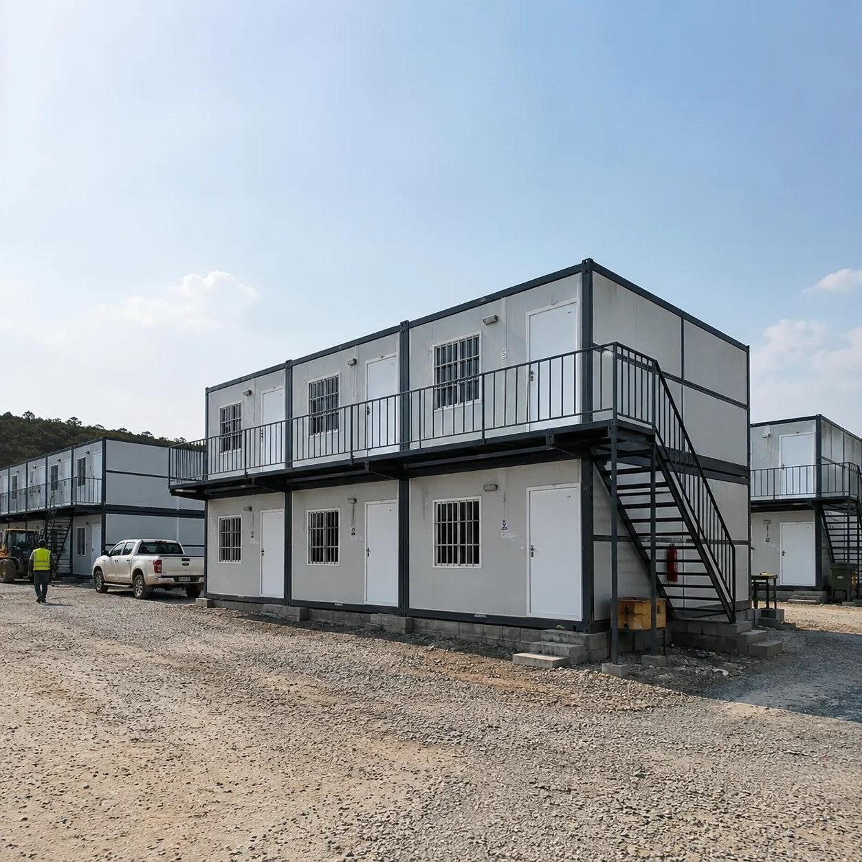 Foldable Container House 20FT 40FT Steel Frame Unit for Camp Operator Dormitory and Site Office with Fast Delivery Custom Layout