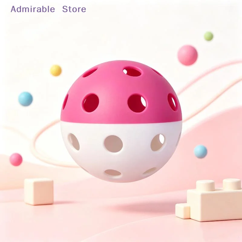 wIndoor Pickleball Balls 72mm Uniform Bounce Durable Plastic for Holiday Party Pickleball Interactive Entertainment