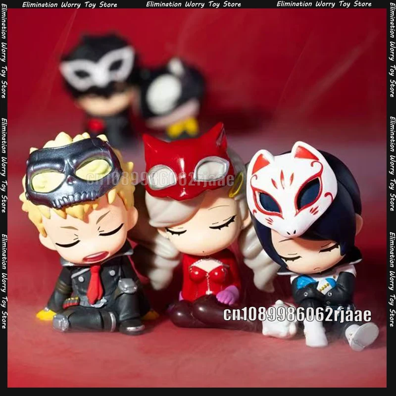 

Original 5Pcs Gashapon NAVI Persona5 The Royal Vol.2 Toys Gashapon Queen Navi Christmas Gift Collectible Model Ornaments