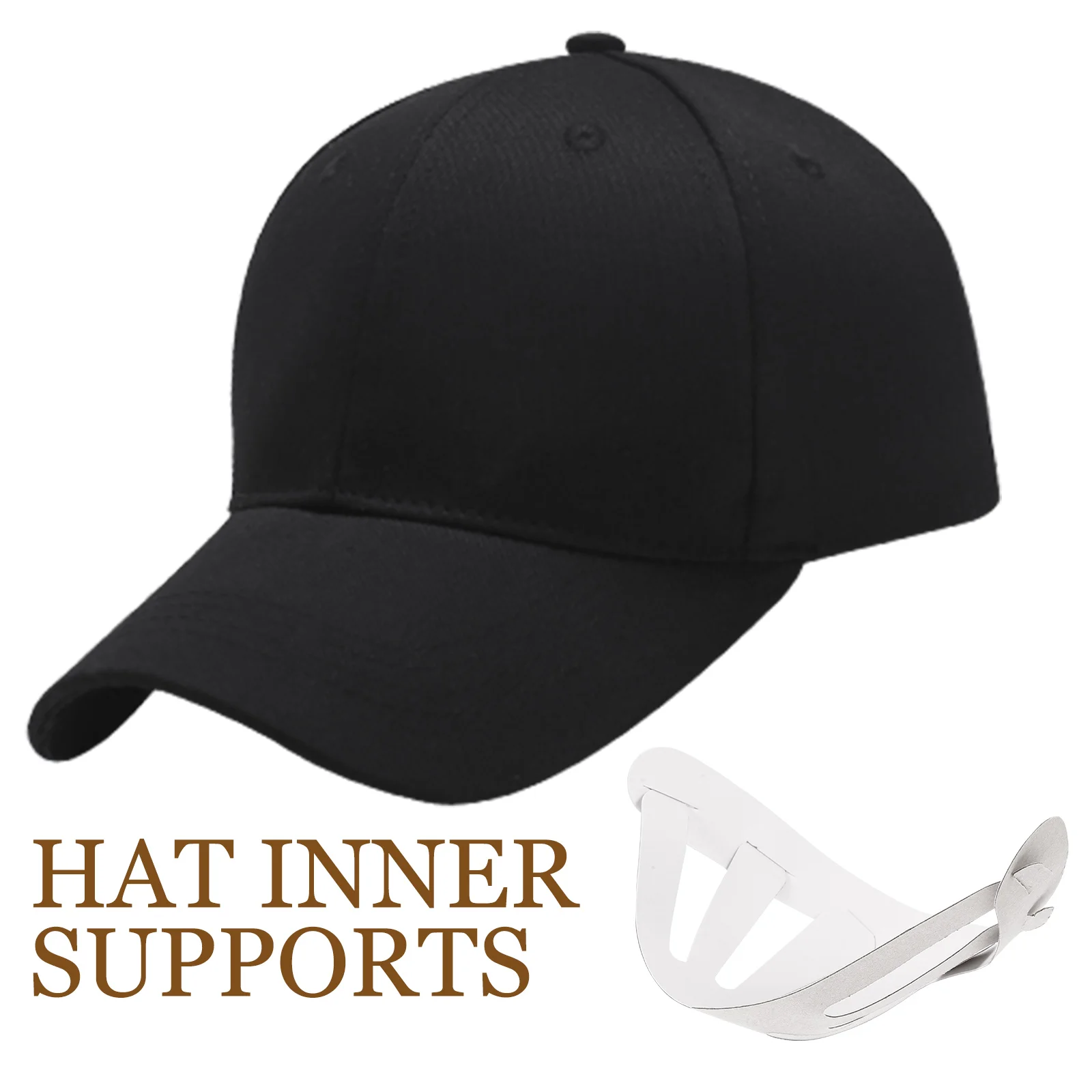 

25pcs Hat Liner Baseball Cap Insert Inner Support Rack Peaked Hat Holder Stand Display Props Photography Accessories