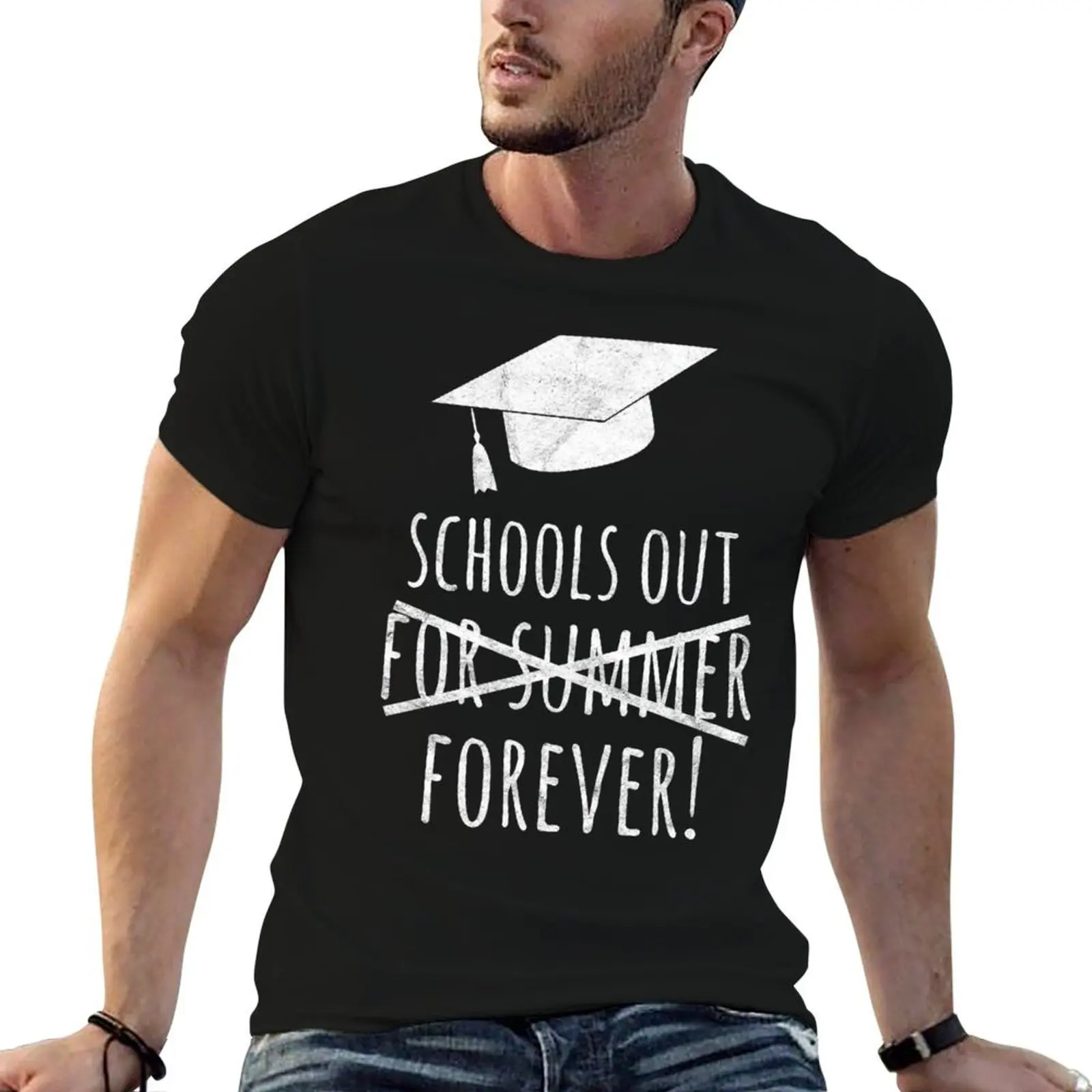 

Schools Out FOREVER! T-Shirt anime t shirts oversize cotton t shirts man 100% T-Shirt