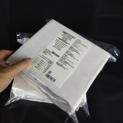 100% Japanese Organic original Makeup Cut Cotton Soft Pad 180 200 Sheets 50x60mm Unbleached
