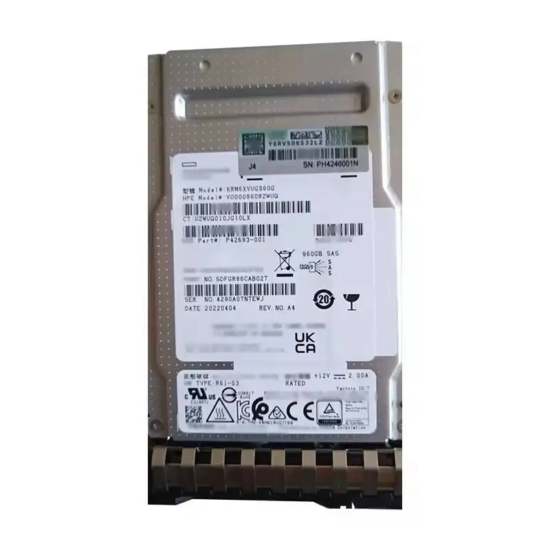 Kunden spezifisches P18424-B21 P18483-001 77086-004 867213 gb sata 6g lesen intensiv sff (960 in) sc multi vendor ssd P18424-B21