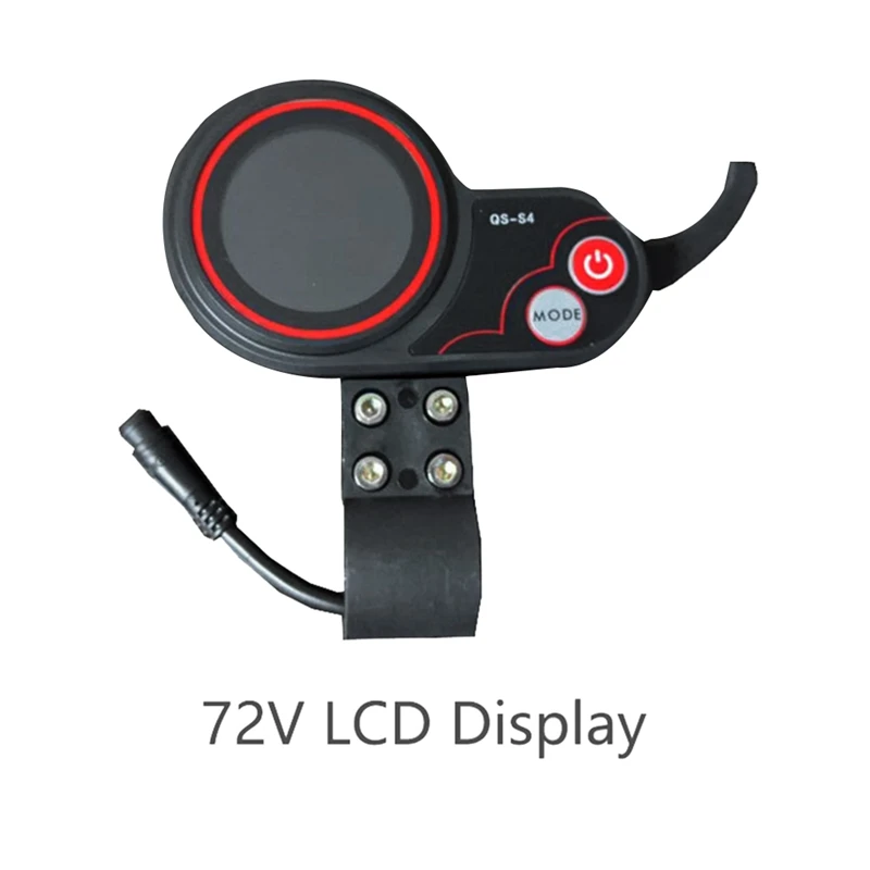 Acelerador de Polegar QS-S4 72V com Display LCD Apenas para Scooter Elétrico Zero 11X Acessórios de Display 6PIN [JQ-EN&RS]