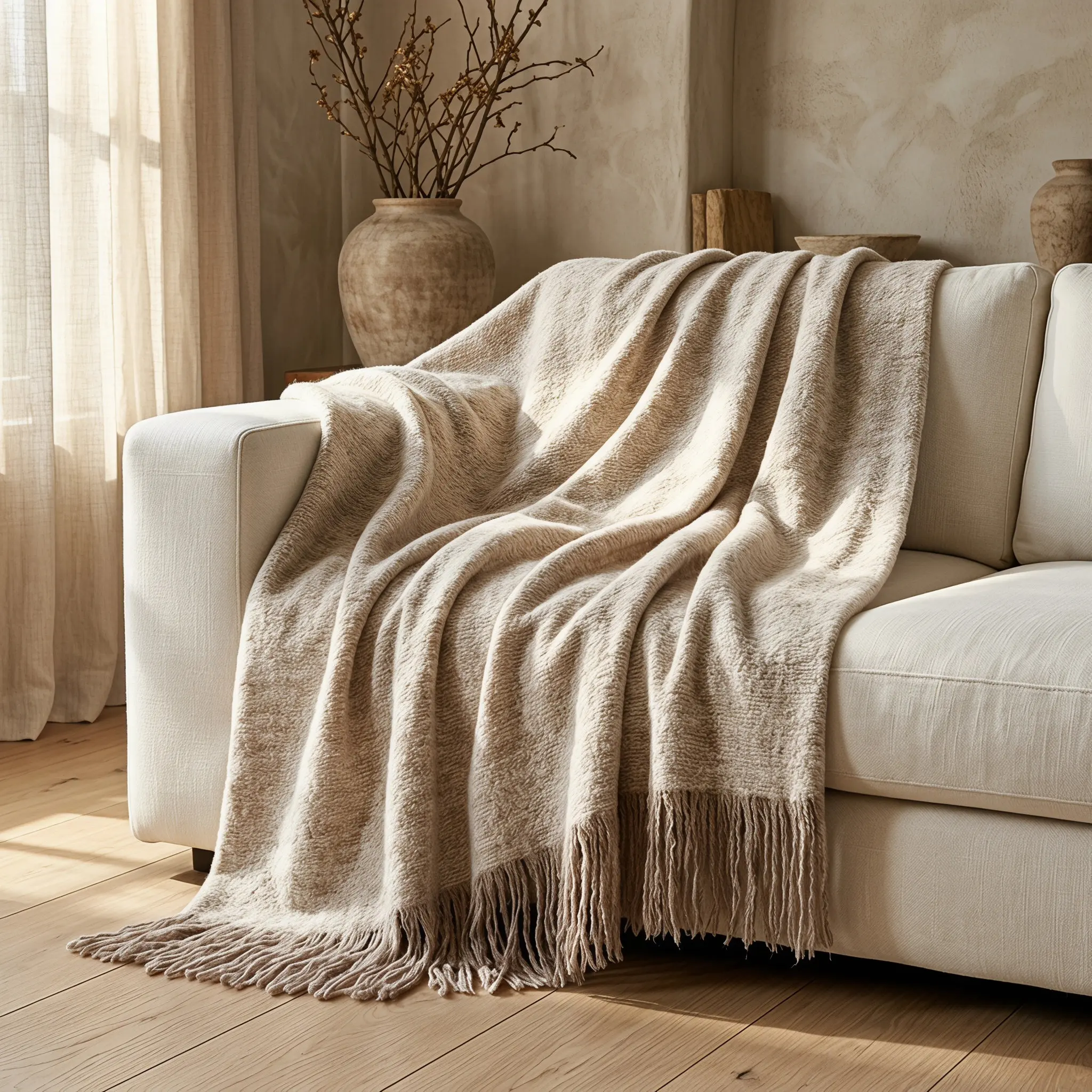Boho Throw Blanket Brown Soft  - Boho Throw Blanket Fringe review and price