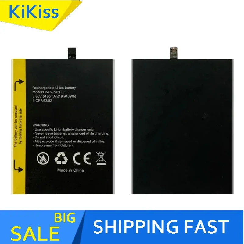 5180mAh vervangende batterij Li 676281 HTT voor Blackview BV7200