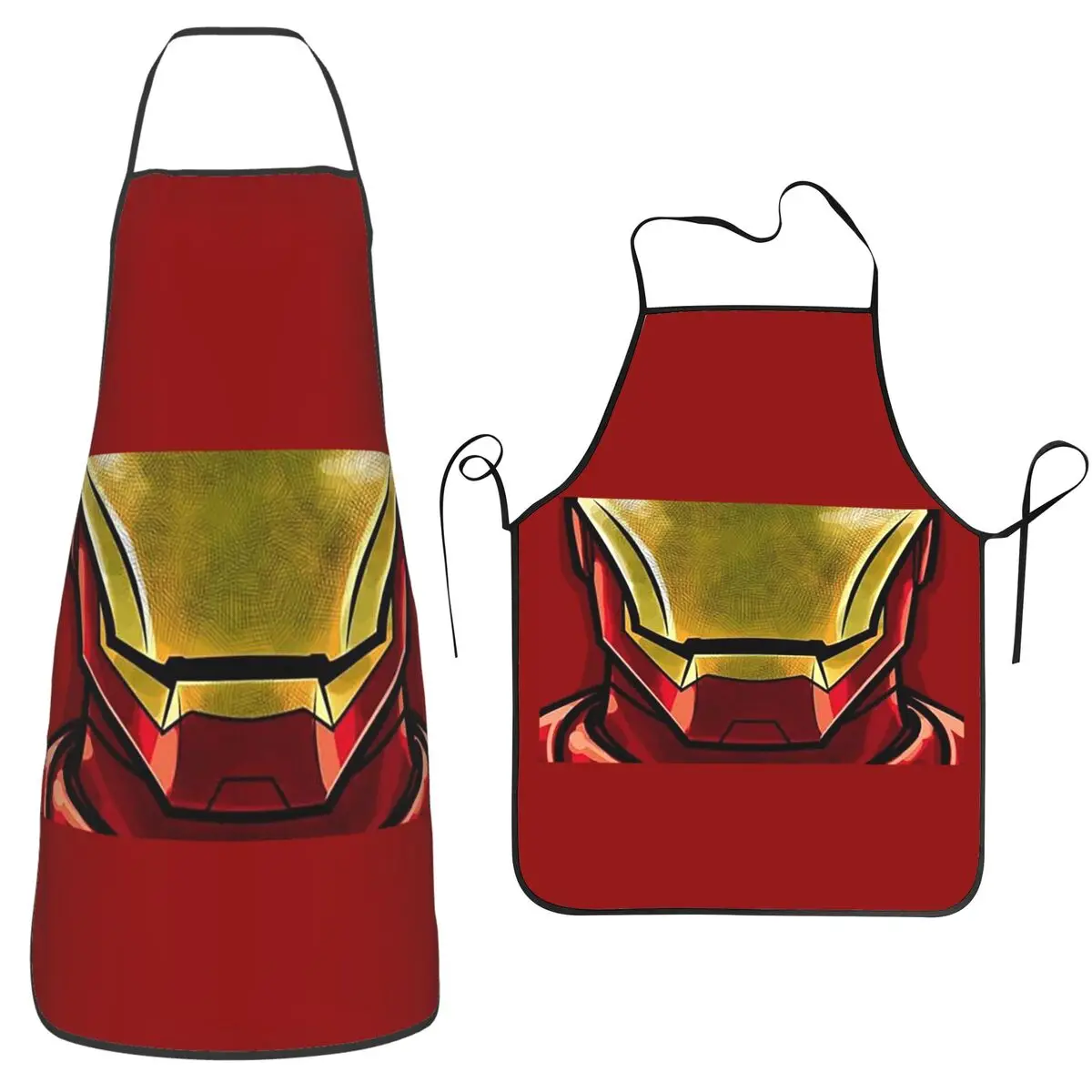

Comics Airon Man - Funny Expressions Comics And Cartoons Aprons Chef Cooking Baking Tablier Bib Kitchen Cleaning Pinafore