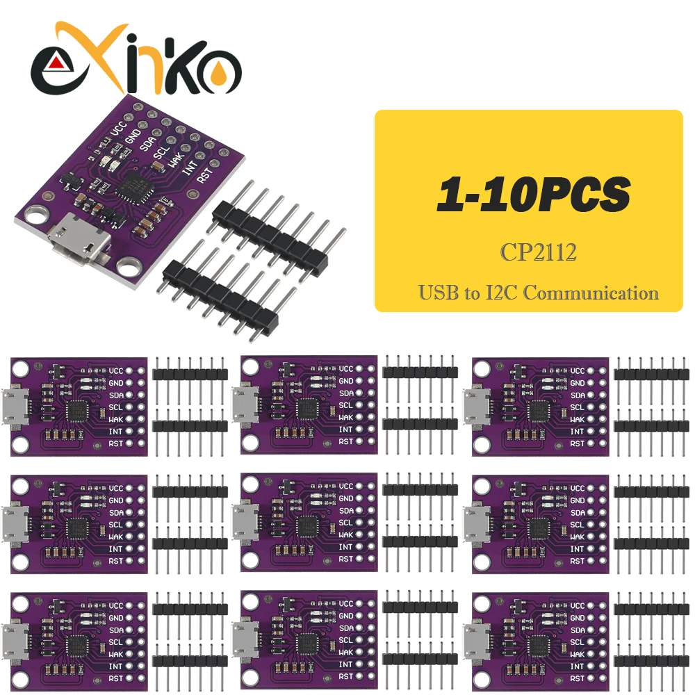 1-10pcs CP2112 debug board USB to I2C communication module for Arduino