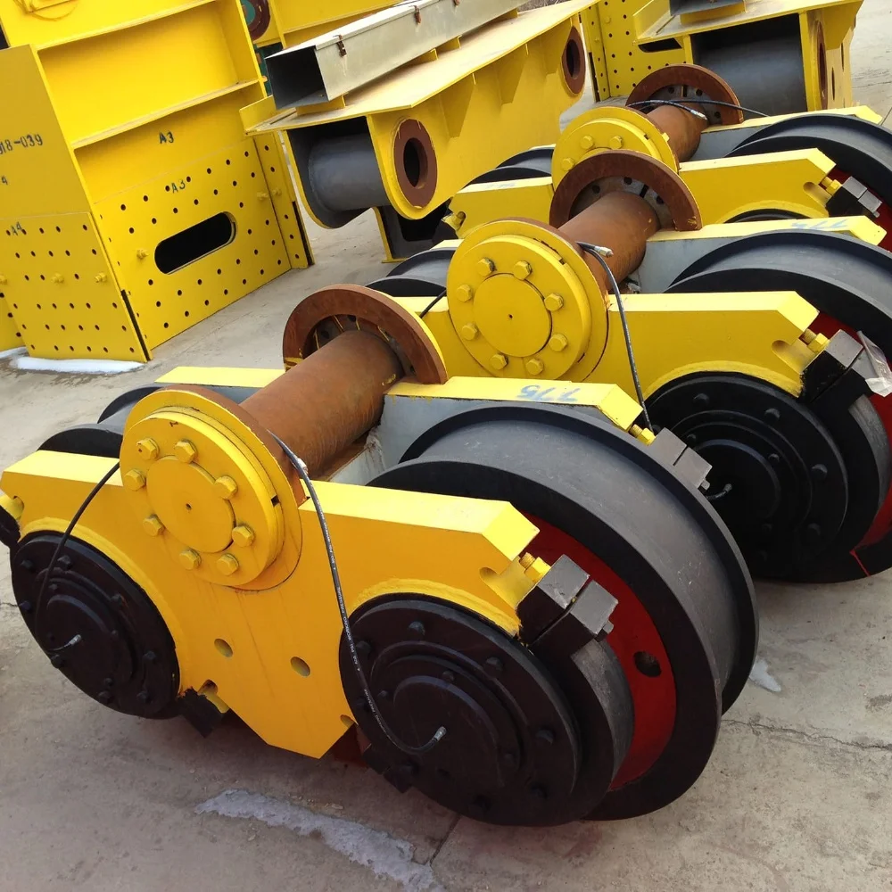 Gantry Crane Forged Steel Crane Wheel Set Crane Trolley Wheel Block