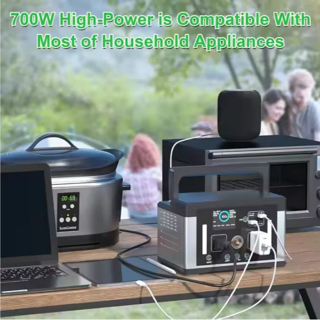 

USA Warehouse Seetek Portable Pure Sine Wave AC/Solar Panel Rechargeable Power Station for Outdoor Camping
