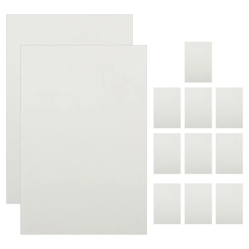 12Pcs Sublimation Metal Blanks Aluminum Photo Sign Sheets for Home Office Party Decor Sublimation Crafts Material Wall Poster