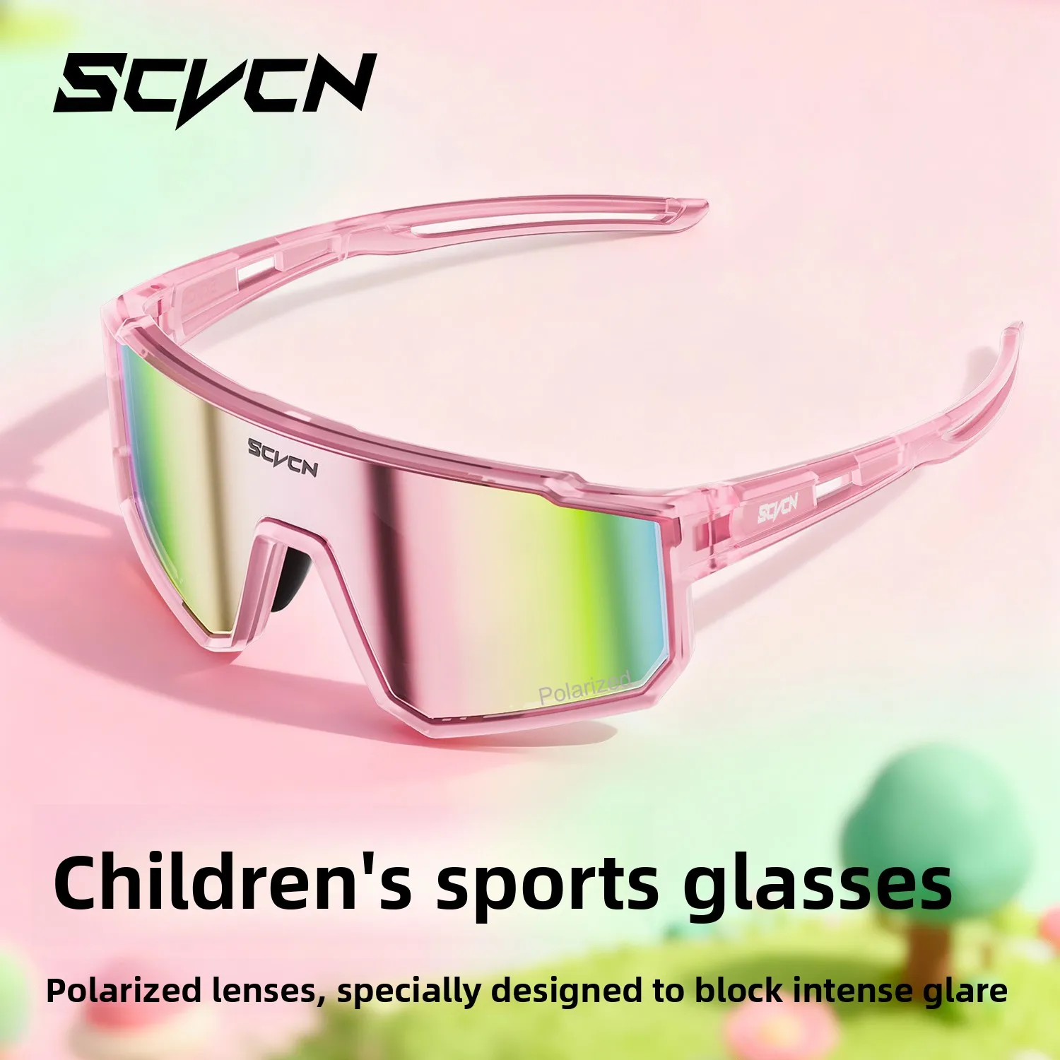 

SCVCN Youth Children's Cycling Glasses Skateboard Balance Bike Roller Skating Outdoor Sports Windproof Goggles