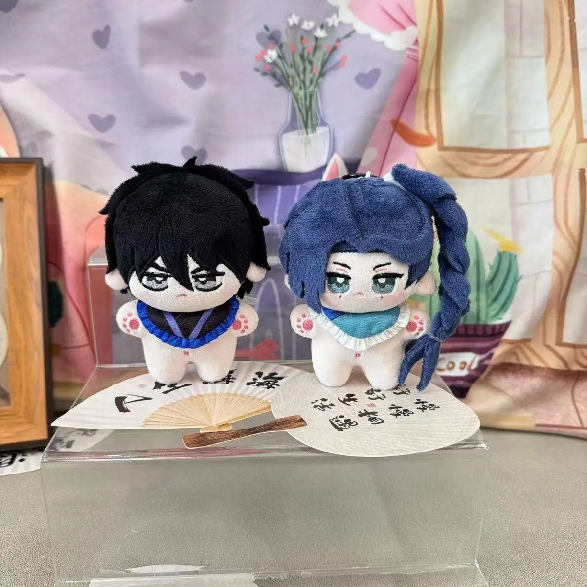 

Милая фигурка, плюшевая хлопковая кукла, подвеска на рюкзак, Scissor Seven Qi Seven Plum Blossom Thirteen, игрушки для мальчиков и девочек, брелок в подарок