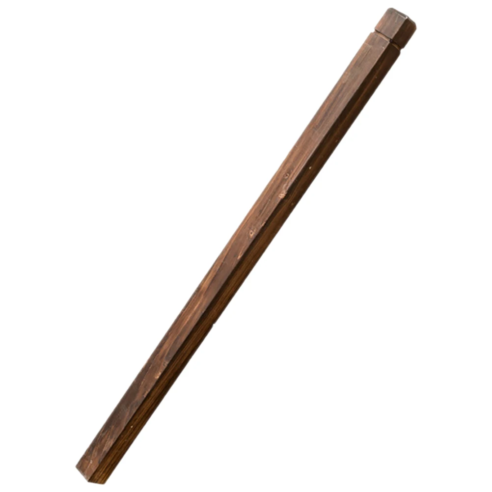 

60cm Treated Wood Fence Stakes Square Garden Border Pickets Outdoor Lawn Edging Decorative Pet Yard Divider Sturdy for Flower