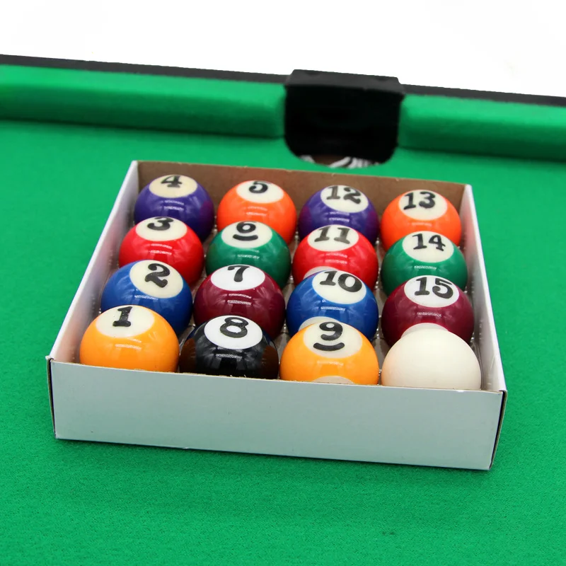 

Eco-friendly Resin Billiard BallsKids Billiard Table Small BallsBilliard Balls 25mm American Style Set