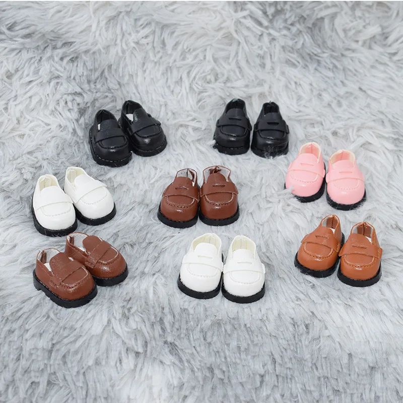 

For LABUBU Leather Shoes Mini Cotton Dolls Shoes Casual Dolls Outfits Accessories DIY Doll Toys Gift