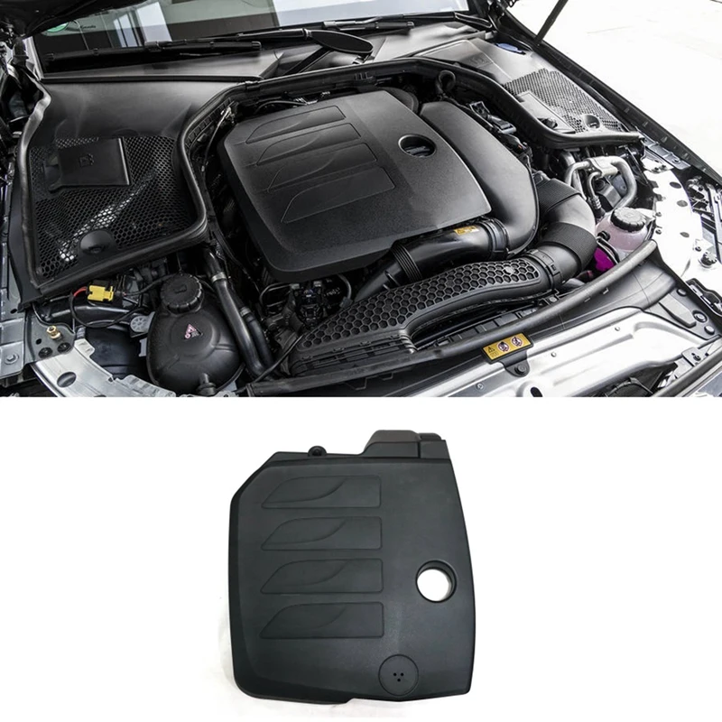 Engine Cover Front Panel Cover 2640102400 For Mercedes Benz C-Class W205 C200 2018-2022 Accessories ,Black