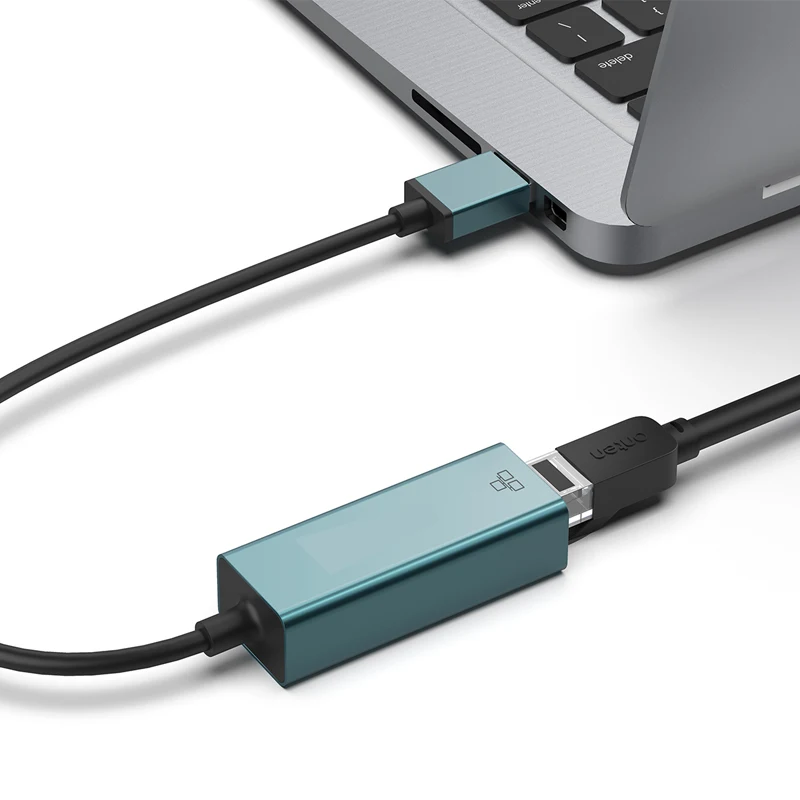 تمديد كابل RJ-45 LAN محول جيجابت إيثرنت التوصيل والتشغيل لعبة USB HUB قفص الاتهام محطة USB3.0 إلى RJ45 Hub الفاصل محول