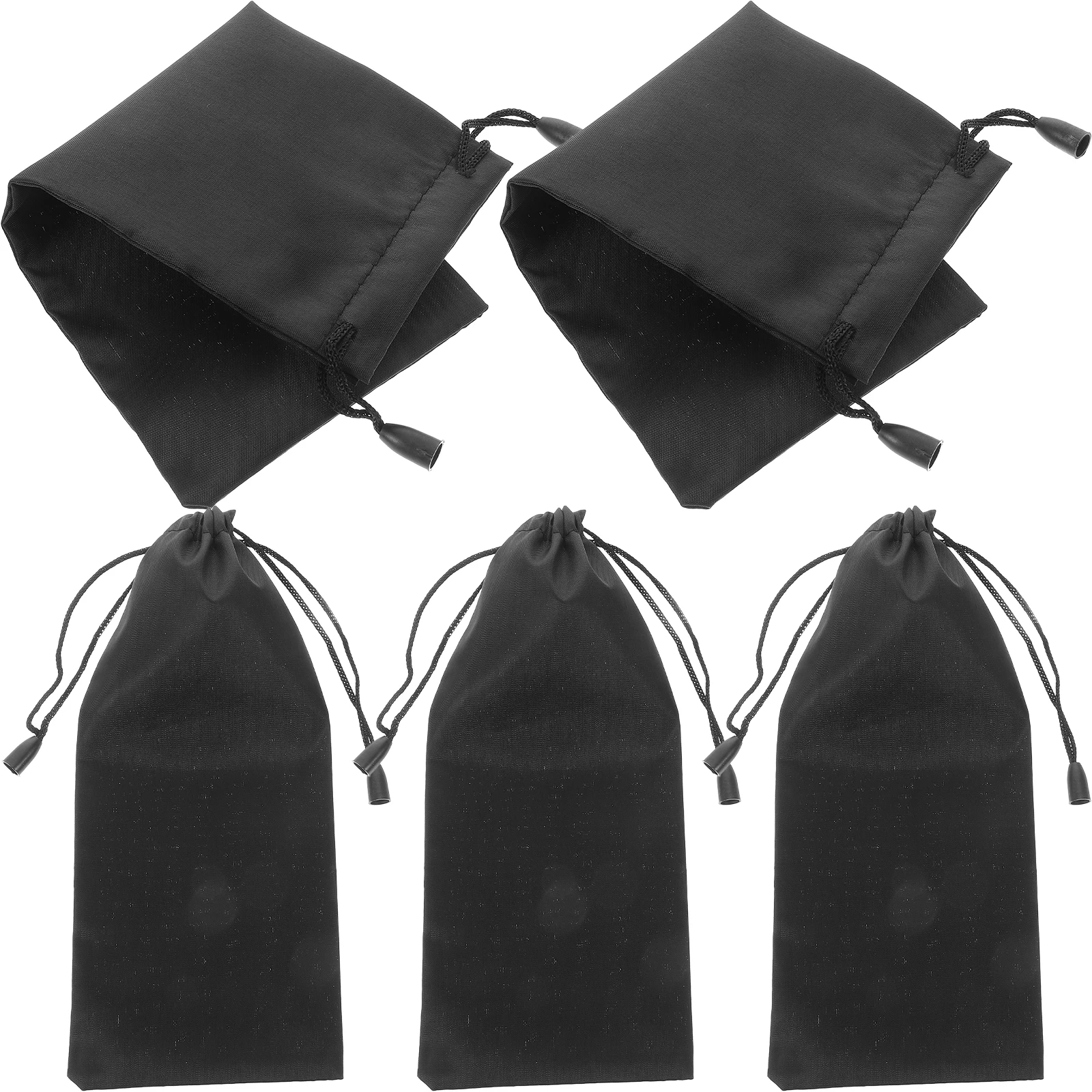 

5Pcs Tent Stake Bag Lightweight Aluminum Alloy Durable Camping Outdoor Storage Bag Practical Tent Peg Pouch Camping Tool Pouch