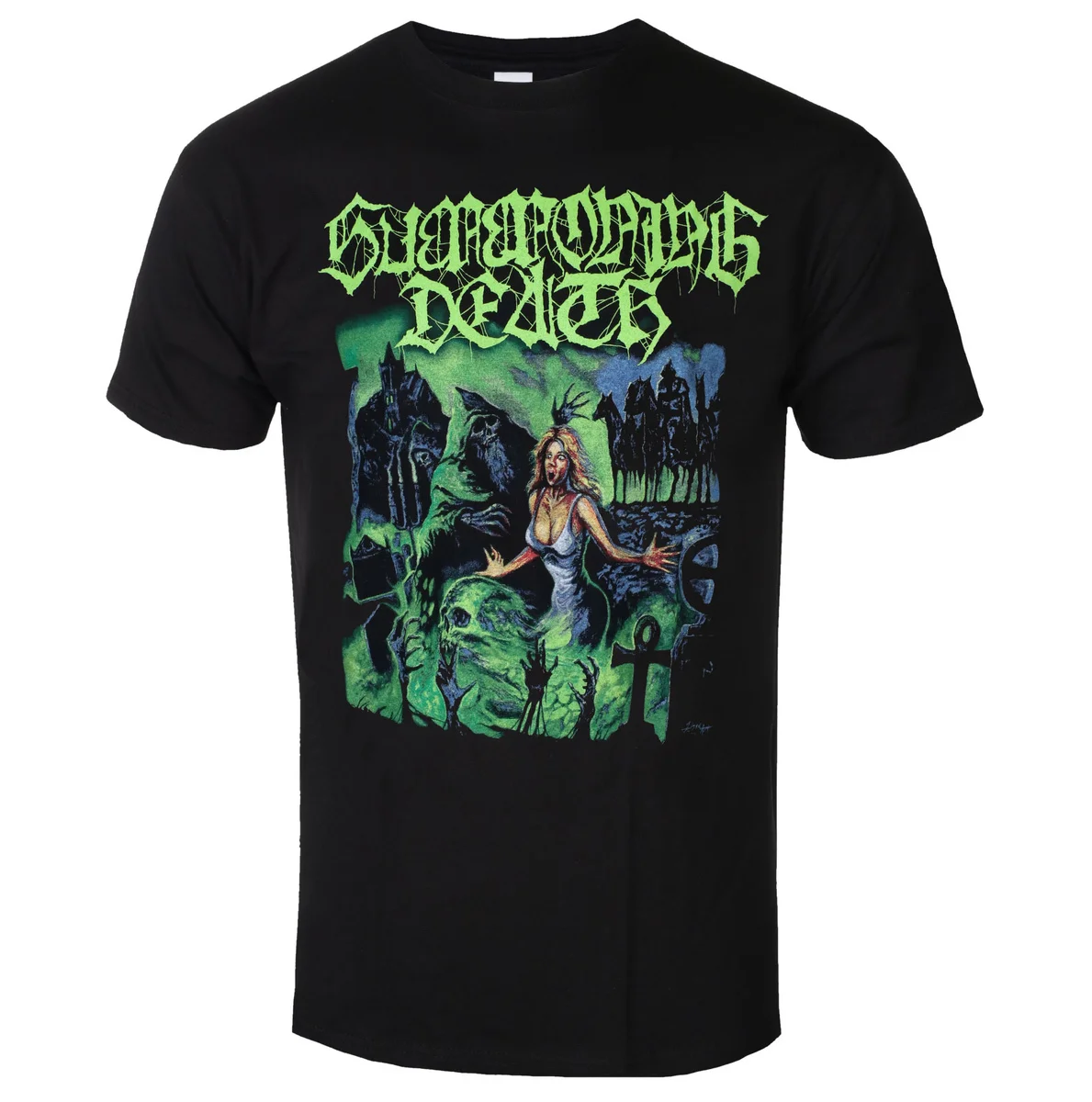 2026 Summoning Death Band Graphic Cotton T-shirt Unisex Short Sleeve Fashion Brand Tee Luxury Casual Vintage Tees
