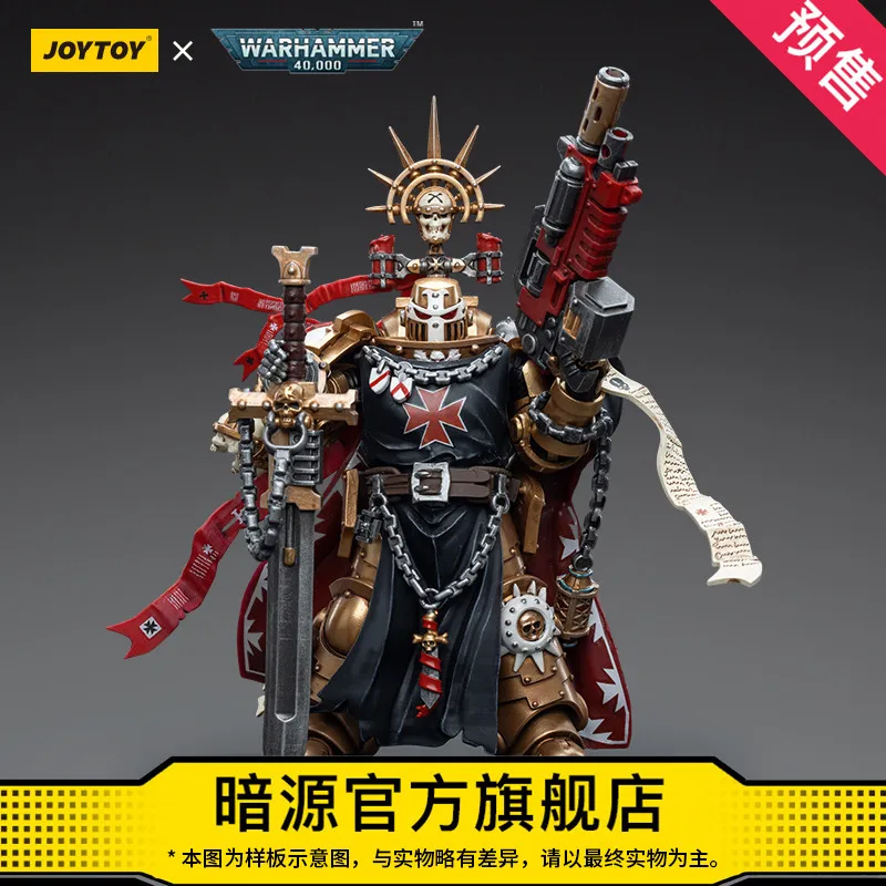 JOYTOY Warhammer40K Black Tempeliers Hoge Marshal Helbrecht 3.75 Inch Game Soldaat Action Figure Model Speelgoed Collectie Ornament