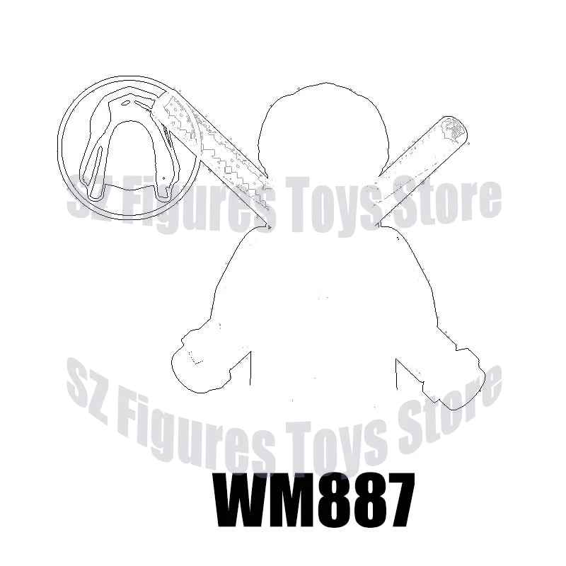

WM6081 Action Figures Movie Building Blocks Bricks WM887 WM888 WM889 WM890 WM891 WM892 WM893 WM894 MOC DIY Toys