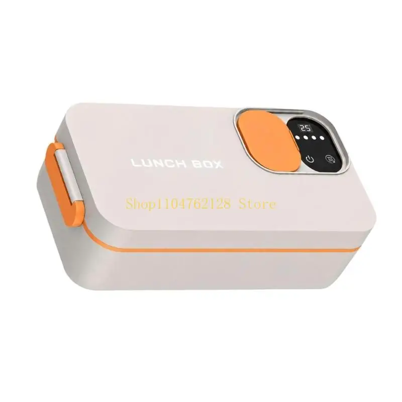 Temperature Selectable Lunch Box with Four Heat Levels, Scheduled Heating, Removable Steel Container, and Side Latches best sale