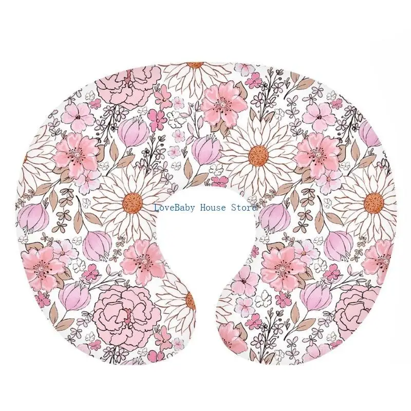 Bx0d Nursing Pillow Cover 22.8x18 นิ้วรองรับหมอนปลอกปลอกปลอก
