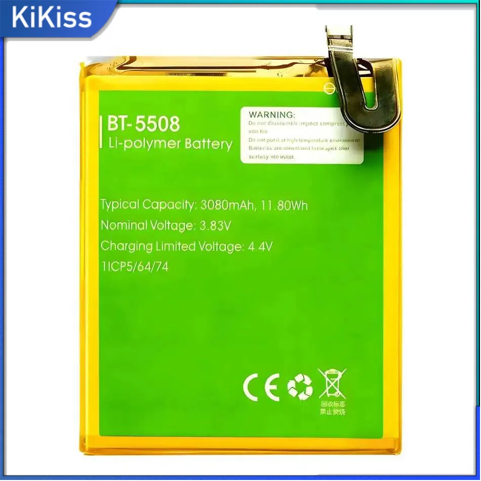 

BT-5508 High Capacity Mobile Phone Battery For Leagoo T8S Lightweight 3080Mah