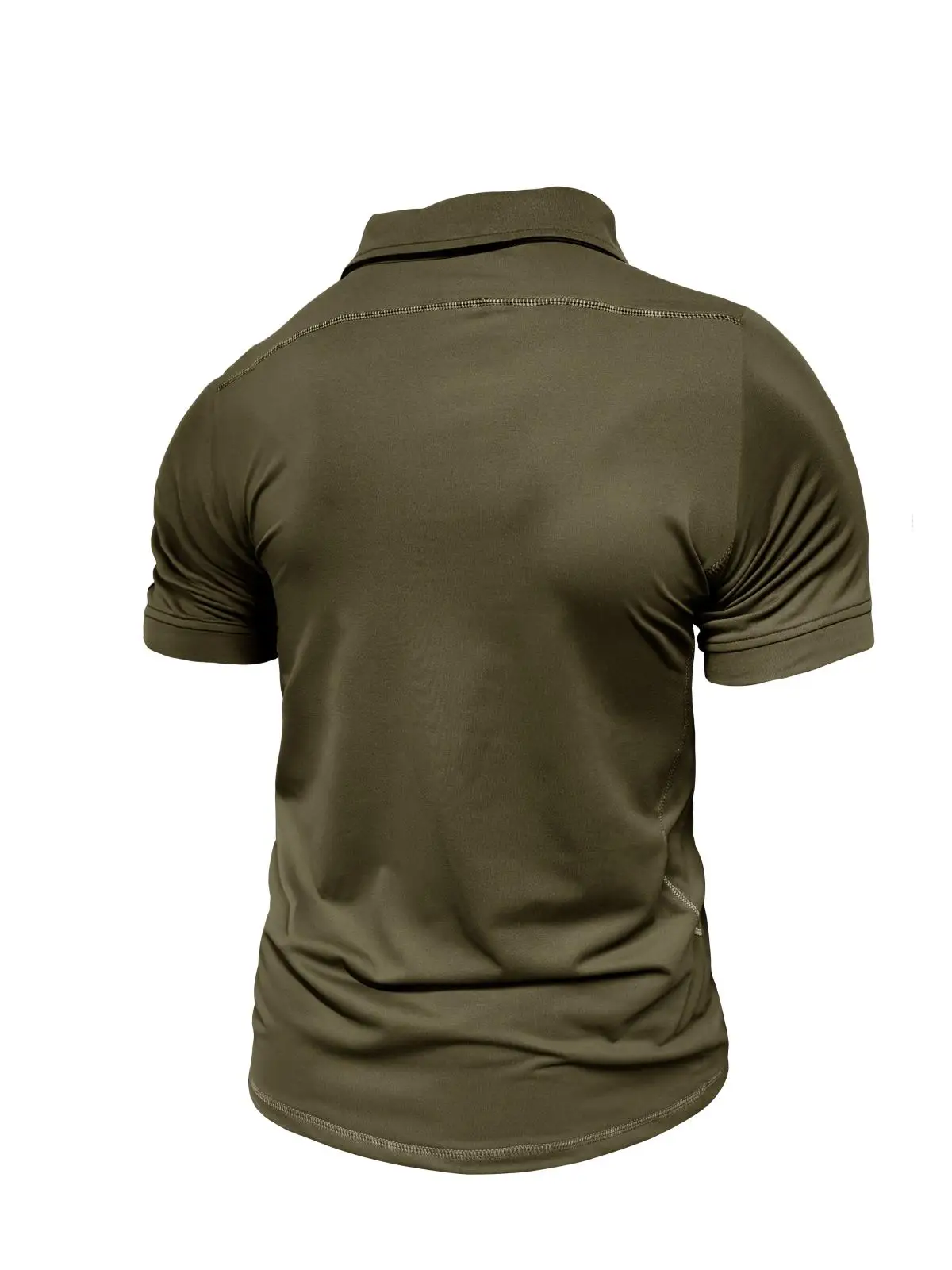 Army Green Men\'s Tactical Short Sleeve Polo Shirt Brand New Outdoor Quick Drying Men\'s Clothing Regular Fit Daily Sports Top Tee