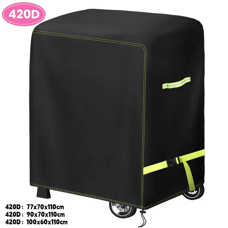 Housse de Barbecue extérieure 420D, capot de protection pour poêle à Barbecue marin, léger et Portable, housse anti-poussière, capuche de Barbecue étanche