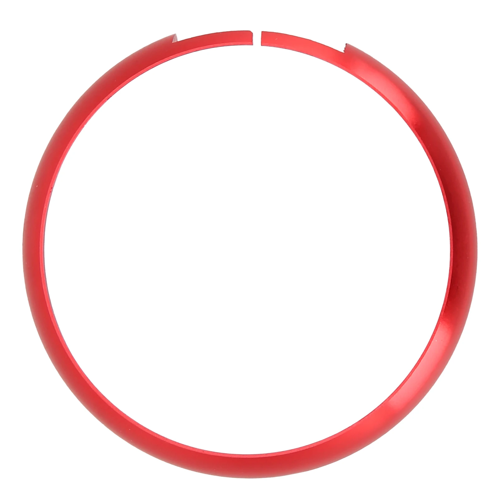 Afstandsbediening sleutelhanger ring trim van aluminiumlegering, vervanging voor MINI R55 R56 R57 R58 R59 R60, decoratie voor de afstandsbediening, zijrand voor de sleutelhanger.